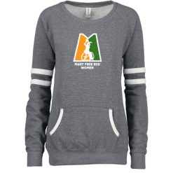 Alternative view of MFB Basketball Ladies Varsity Fleece Crew Neck Pullover