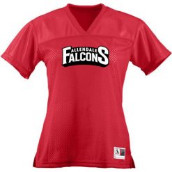 Alternative view of Allendale Ladies Junior Fit Replica Football Tee