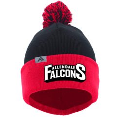 Alternative view of Allendale KNIT FOLD OVER POM-POM BEANIE