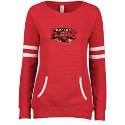 Alternative view of Allendale Ladies Varsity Fleece Crew Neck Pullover