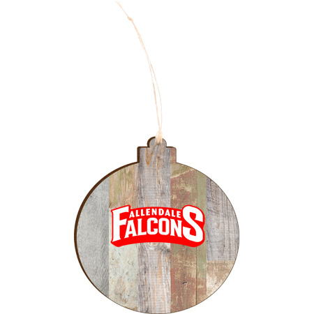 Allendale Light 4.18 X 3.86 Faux Wood Ornament - Image 2