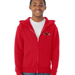 Alternative view of Allendale Youth Youth Full Zip Hoodie