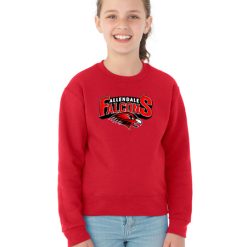 Alternative view of Allendale Youth Youth Crew Sweatshirt