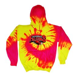 Allendale Adult Tie Dye Fleece Pullover