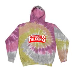 Alternative view of Allendale Adult Tie Dye Fleece Pullover