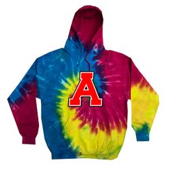 Alternative view of Allendale Youth Youth Tie Dye Fleece Pullover