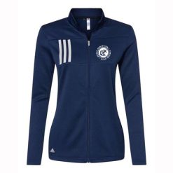 South Christian Ladies Adidas 3-Stripes Double Knit Full Zip Pullover