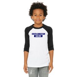 Alternative view of South Christian Youth Youth 3/4 Sleeve Baseball Tee
