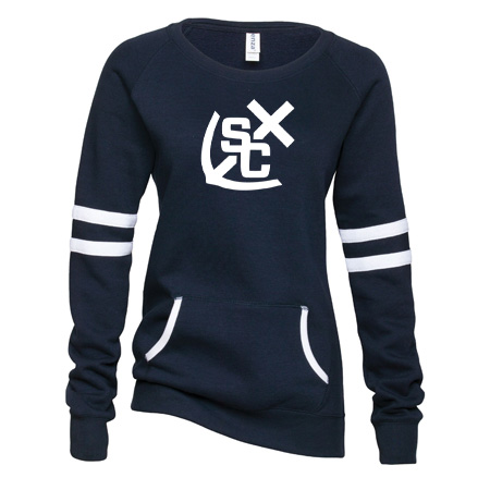 South Christian Ladies Varsity Fleece Crew Neck Pullover - Image 8