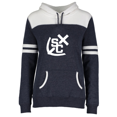 South Christian Ladies Varsity Fleece Pullover Hood - Image 4