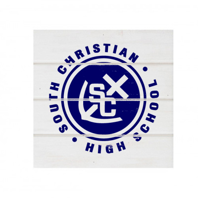 South Christian White Wood Pallet Coaster Set of 1 no holder - Image 4