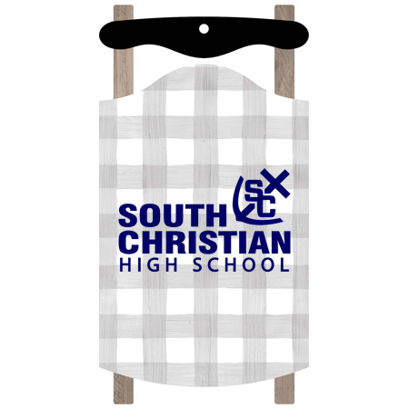 South Christian Sled Ornament - Image 3