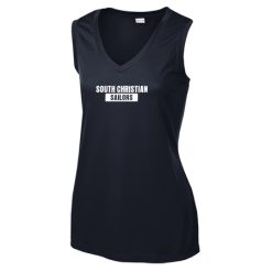 South Christian Ladies Ladies Sleeveless PosiCharge® Competitor™ V-Neck Tee