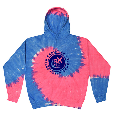 South Christian Adult Tie Dye Fleece Pullover - Image 27