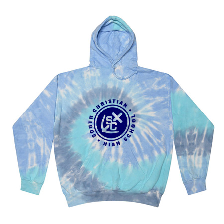 South Christian Adult Tie Dye Fleece Pullover - Image 62