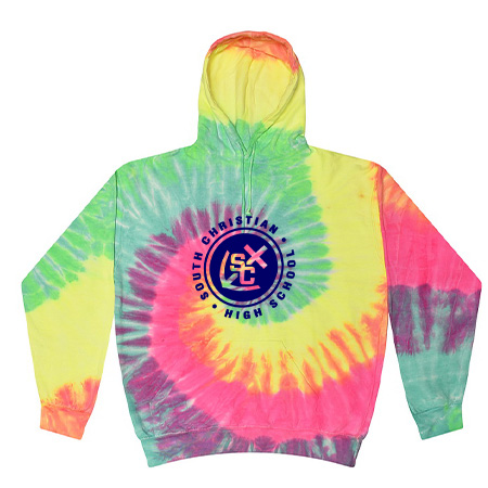 South Christian Adult Tie Dye Fleece Pullover - Image 25