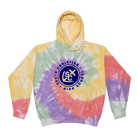 South Christian Adult Tie Dye Fleece Pullover - Image 60
