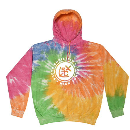 South Christian Adult Tie Dye Fleece Pullover - Image 66