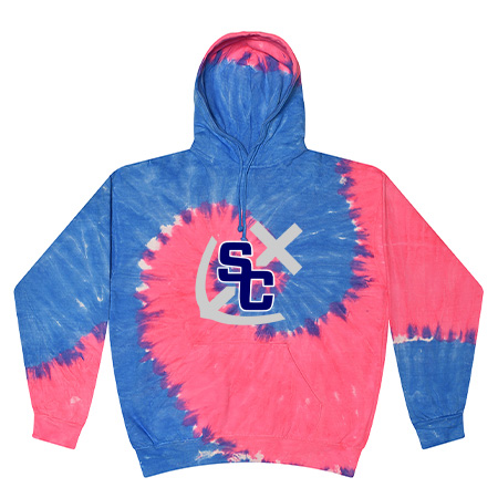 South Christian Adult Tie Dye Fleece Pullover - Image 42