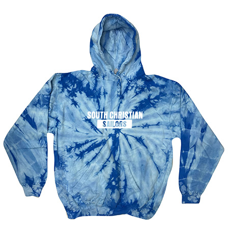 South Christian Adult Tie Dye Fleece Pullover - Image 11