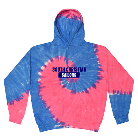 South Christian Adult Tie Dye Fleece Pullover - Image 39