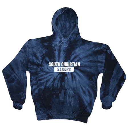 South Christian Adult Tie Dye Fleece Pullover - Image 7