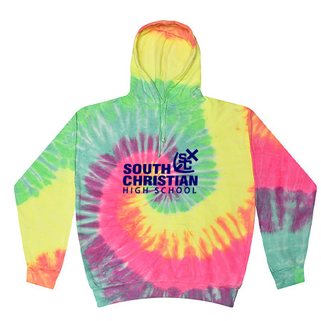 South Christian Adult Tie Dye Fleece Pullover - Image 57