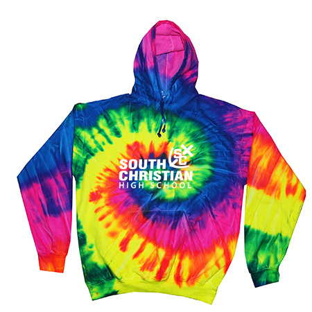 South Christian Adult Tie Dye Fleece Pullover - Image 68