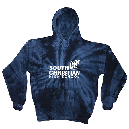 South Christian Adult Tie Dye Fleece Pullover - Image 10