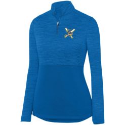 Shoreline Stix Ladies Shadow Tonal Heather ¼ Zip Pullover
