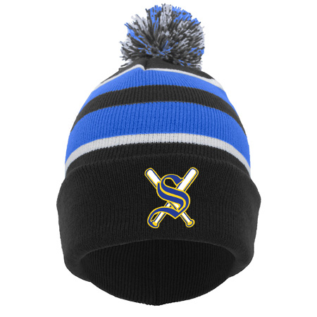 Shoreline Stix KNIT FOLD OVER POM-POM BEANIE - Image 4