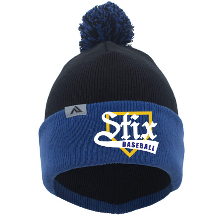 Shoreline Stix KNIT FOLD OVER POM-POM BEANIE - Image 10