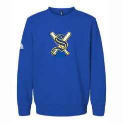 Alternative view of Shoreline Stix Adidas Fleece Crewneck Sweatshirt