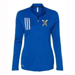 Alternative view of Shoreline Stix Ladies Adidas 3-Stripes Double Knit Full Zip Pullover