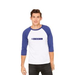 Alternative view of Shoreline Stix Unisex 3/4 Sleeve Baseball Tee