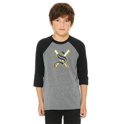 Shoreline Stix Youth Youth 3/4 Sleeve Baseball Tee