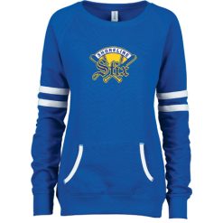 Alternative view of Shoreline Stix Ladies Varsity Fleece Crew Neck Pullover