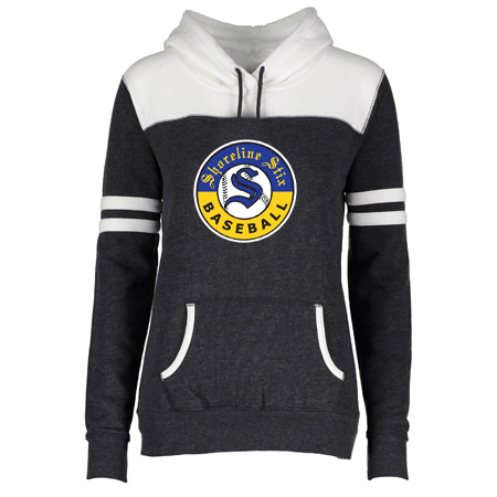 Shoreline Stix Ladies Varsity Fleece Pullover Hood - Image 17