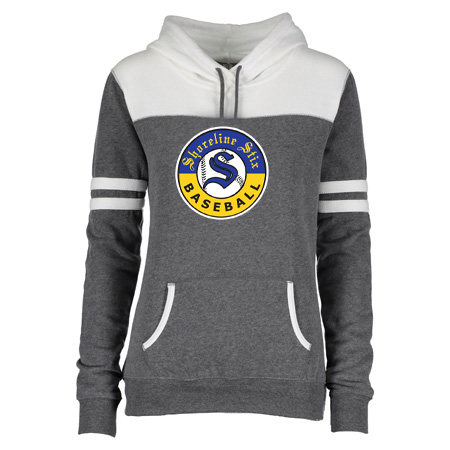 Shoreline Stix Ladies Varsity Fleece Pullover Hood - Image 12