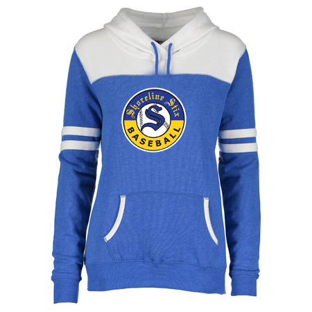 Shoreline Stix Ladies Varsity Fleece Pullover Hood - Image 4