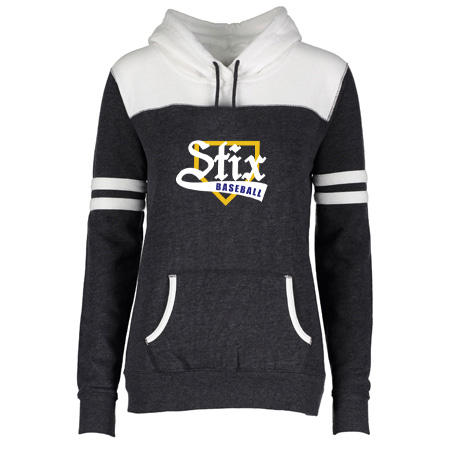 Shoreline Stix Ladies Varsity Fleece Pullover Hood - Image 13