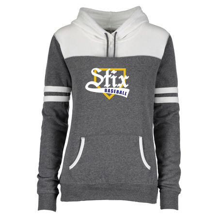 Shoreline Stix Ladies Varsity Fleece Pullover Hood - Image 15
