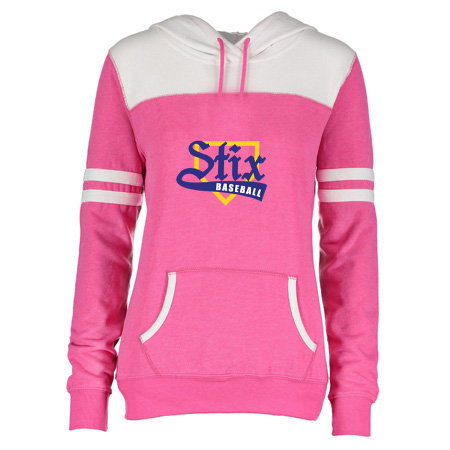 Shoreline Stix Ladies Varsity Fleece Pullover Hood - Image 7