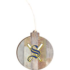 Shoreline Stix Light 4.18 X 3.86 Faux Wood Ornament
