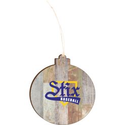 Alternative view of Shoreline Stix Light 4.18 X 3.86 Faux Wood Ornament