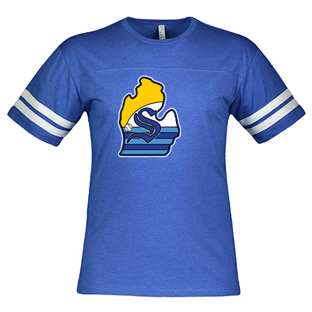 Shoreline Stix Adult Men's Football Tee - Image 5