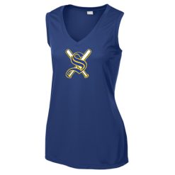 Alternative view of Shoreline Stix Ladies Ladies Sleeveless PosiCharge® Competitor™ V-Neck Tee