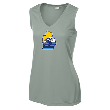 Shoreline Stix Ladies Ladies Sleeveless PosiCharge® Competitor™ V-Neck Tee - Image 22