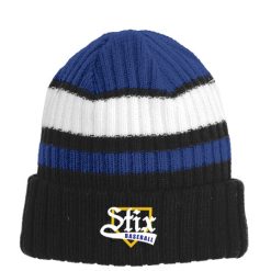 Alternative view of Shoreline Stix Ribbed Tailgate Beanie