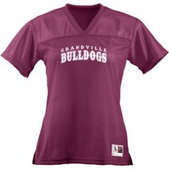 Alternative view of Grandville Ladies Junior Fit Replica Football Tee